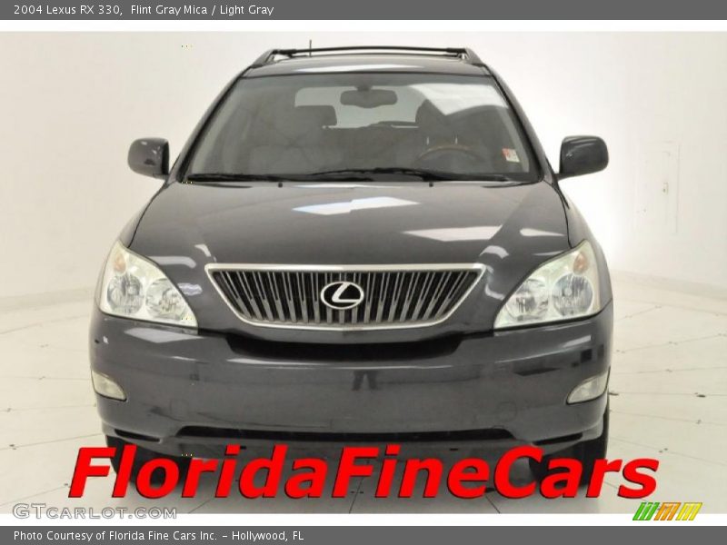 Flint Gray Mica / Light Gray 2004 Lexus RX 330