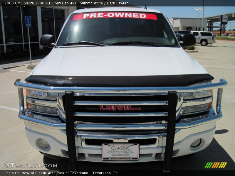 Summit White / Dark Pewter 2006 GMC Sierra 1500 SLE Crew Cab 4x4