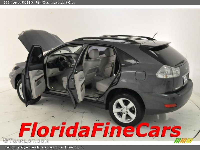 Flint Gray Mica / Light Gray 2004 Lexus RX 330