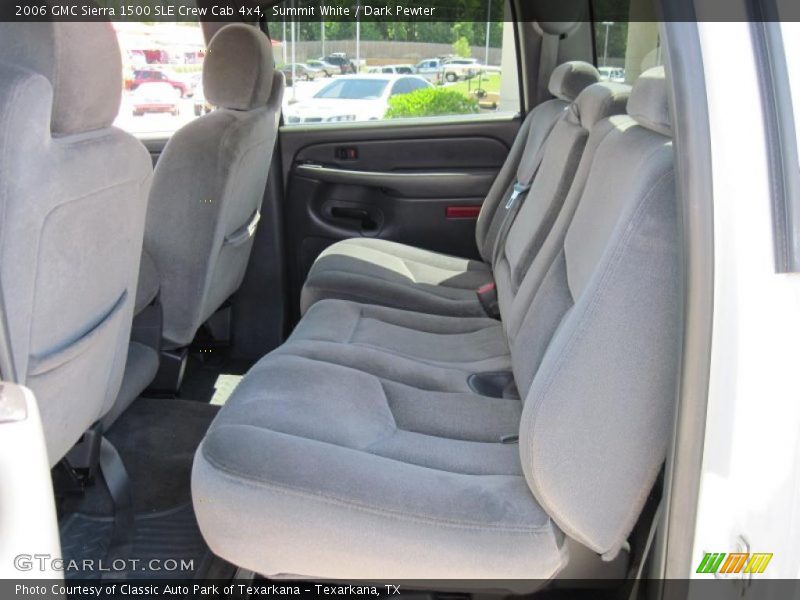 Summit White / Dark Pewter 2006 GMC Sierra 1500 SLE Crew Cab 4x4