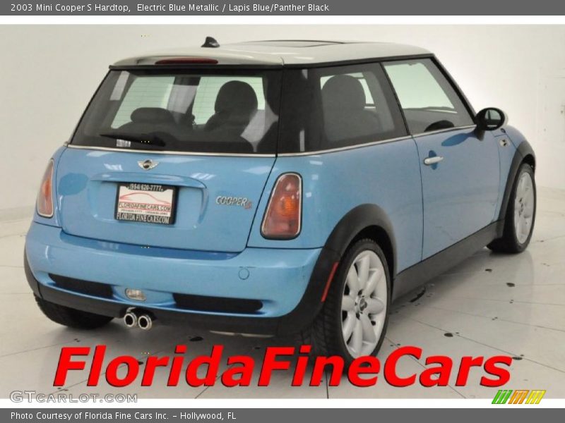 Electric Blue Metallic / Lapis Blue/Panther Black 2003 Mini Cooper S Hardtop