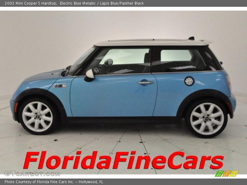 Electric Blue Metallic / Lapis Blue/Panther Black 2003 Mini Cooper S Hardtop