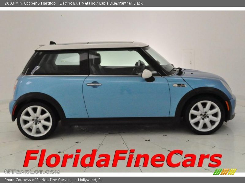 Electric Blue Metallic / Lapis Blue/Panther Black 2003 Mini Cooper S Hardtop