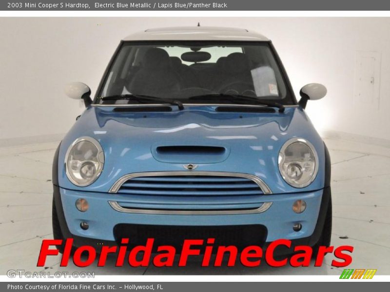 Electric Blue Metallic / Lapis Blue/Panther Black 2003 Mini Cooper S Hardtop