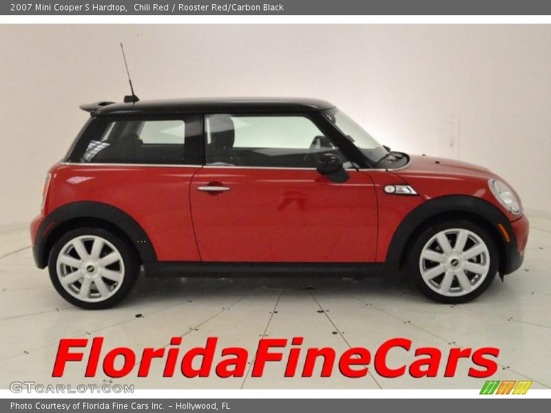 Chili Red / Rooster Red/Carbon Black 2007 Mini Cooper S Hardtop