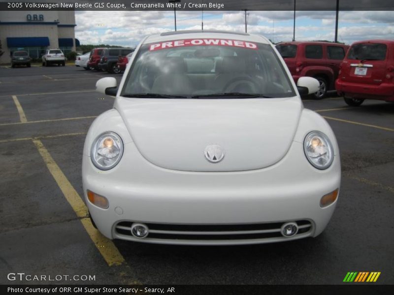 Campanella White / Cream Beige 2005 Volkswagen New Beetle GLS Coupe