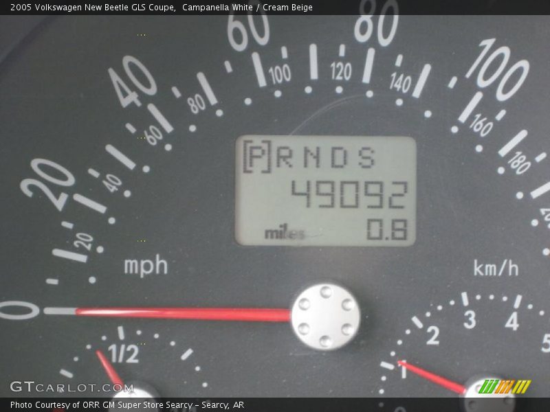 Campanella White / Cream Beige 2005 Volkswagen New Beetle GLS Coupe