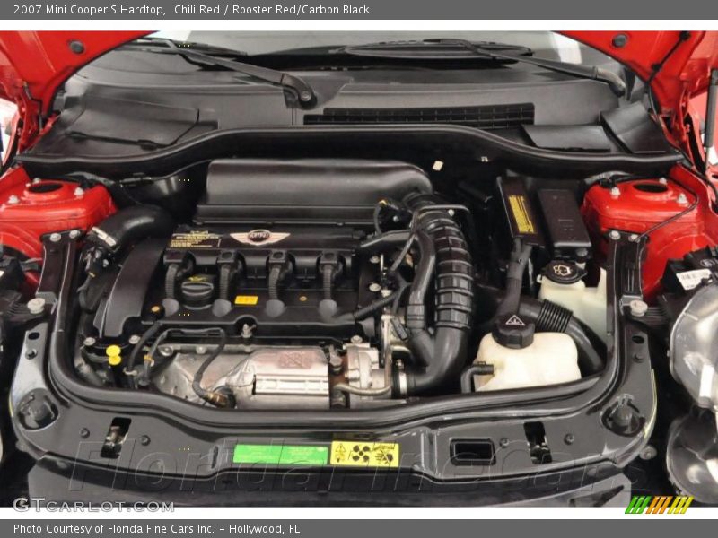 Chili Red / Rooster Red/Carbon Black 2007 Mini Cooper S Hardtop