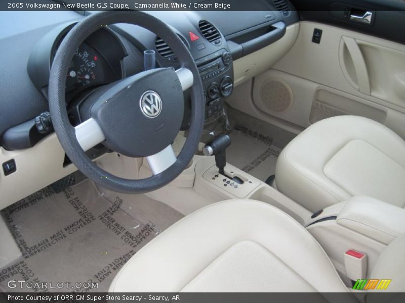 Campanella White / Cream Beige 2005 Volkswagen New Beetle GLS Coupe