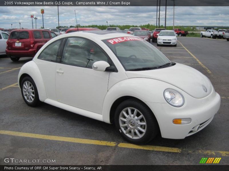 Campanella White / Cream Beige 2005 Volkswagen New Beetle GLS Coupe