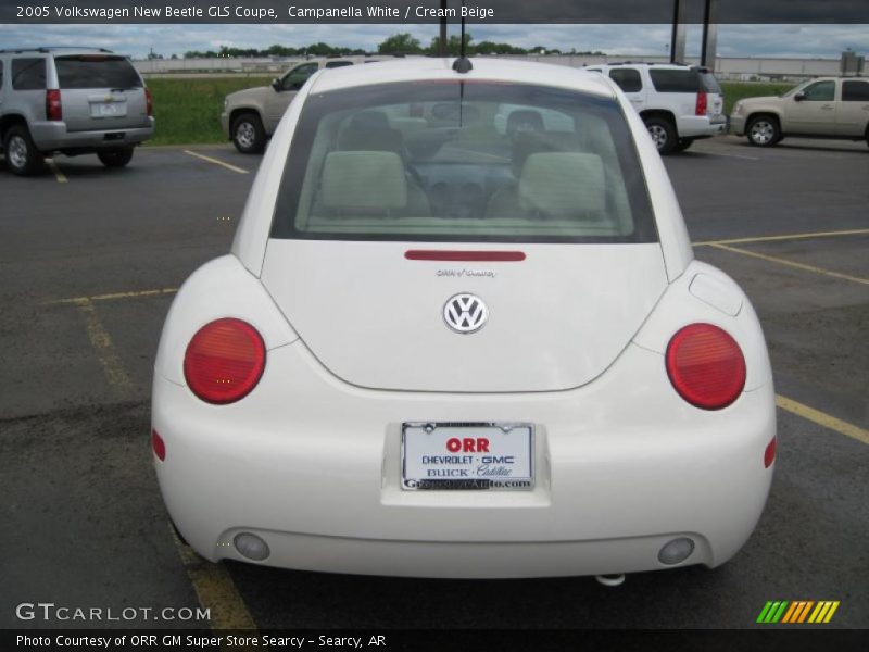 Campanella White / Cream Beige 2005 Volkswagen New Beetle GLS Coupe