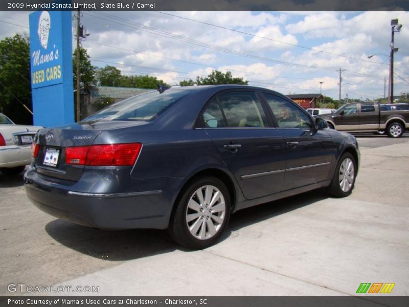 Slate Blue / Camel 2009 Hyundai Sonata Limited