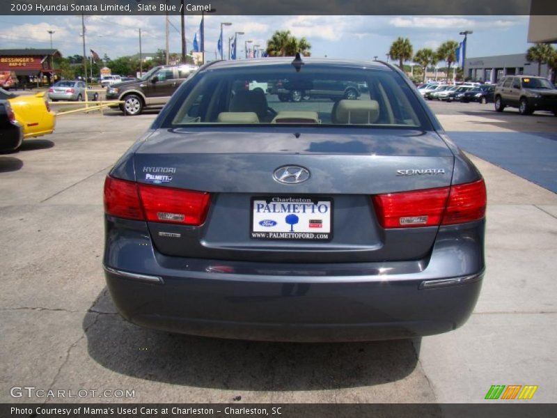 Slate Blue / Camel 2009 Hyundai Sonata Limited