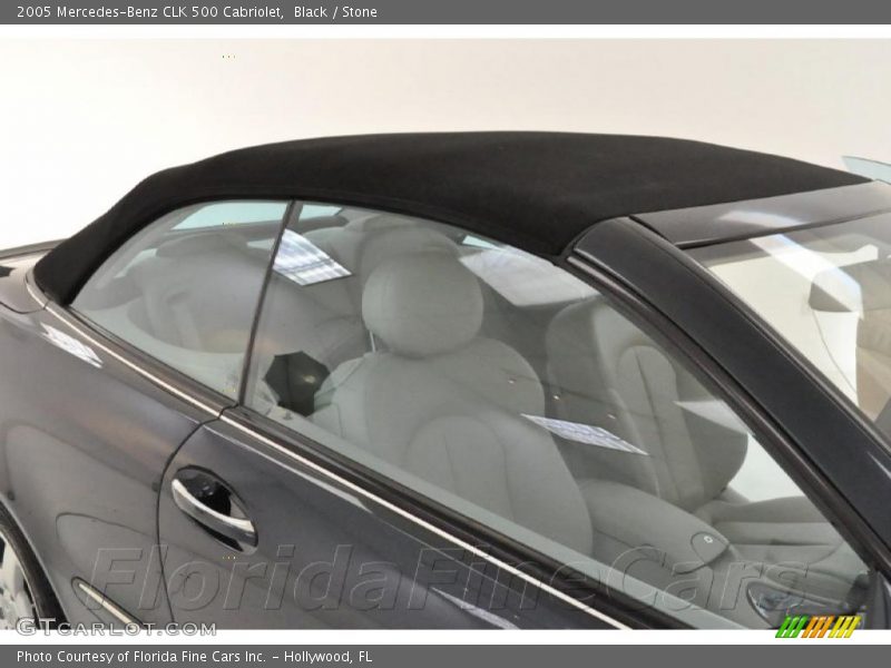 Black / Stone 2005 Mercedes-Benz CLK 500 Cabriolet