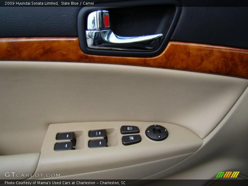 Slate Blue / Camel 2009 Hyundai Sonata Limited