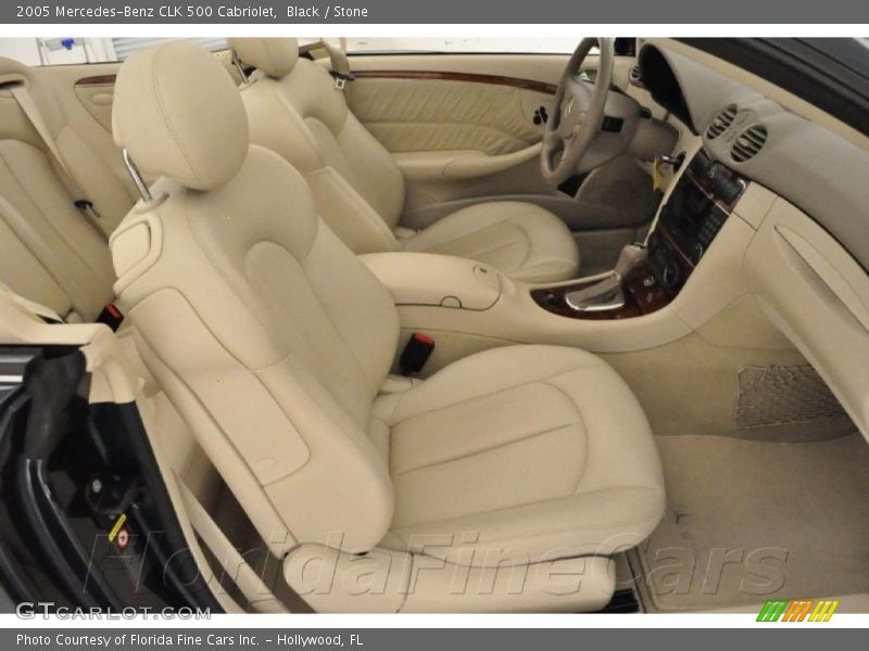 Black / Stone 2005 Mercedes-Benz CLK 500 Cabriolet