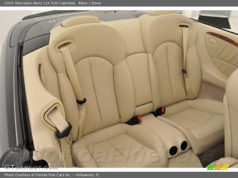 Black / Stone 2005 Mercedes-Benz CLK 500 Cabriolet