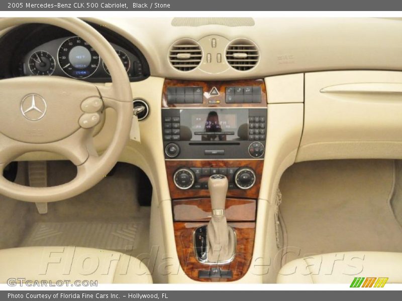 Black / Stone 2005 Mercedes-Benz CLK 500 Cabriolet