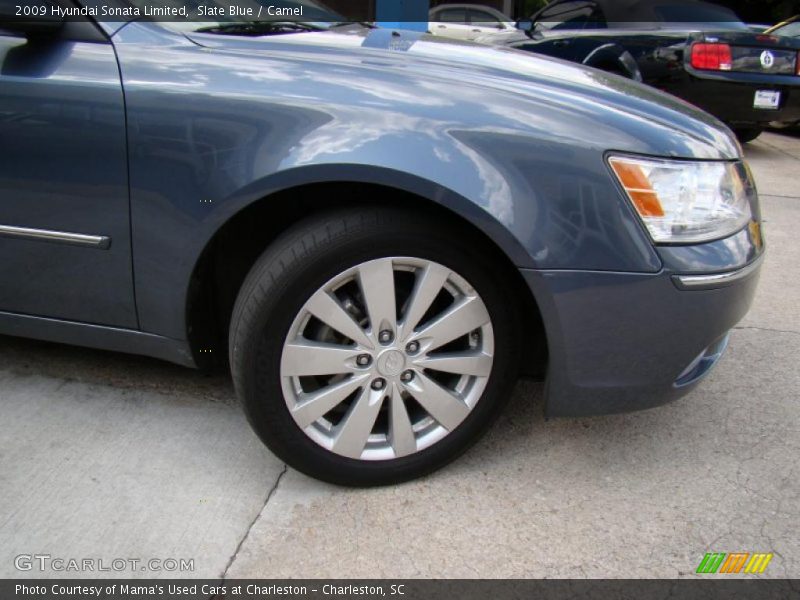 Slate Blue / Camel 2009 Hyundai Sonata Limited
