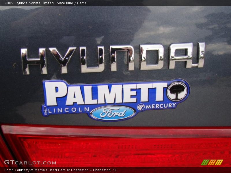 Slate Blue / Camel 2009 Hyundai Sonata Limited