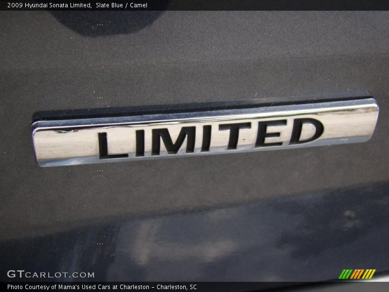 Slate Blue / Camel 2009 Hyundai Sonata Limited