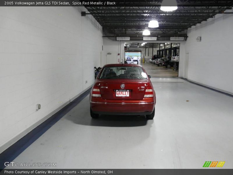 Spice Red Metallic / Black 2005 Volkswagen Jetta GLS TDI Sedan