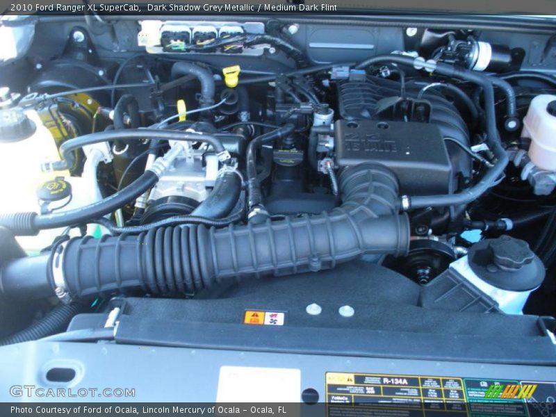 Dark Shadow Grey Metallic / Medium Dark Flint 2010 Ford Ranger XL SuperCab