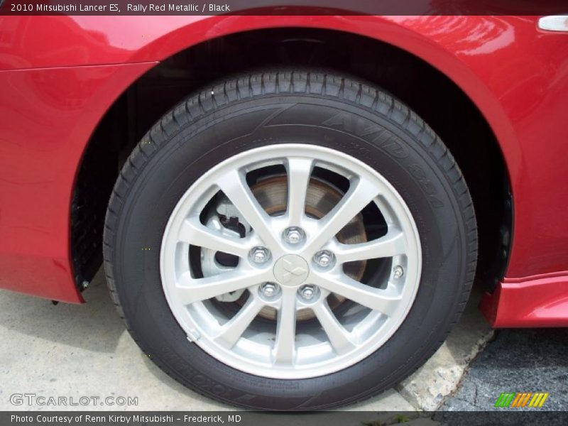 Rally Red Metallic / Black 2010 Mitsubishi Lancer ES