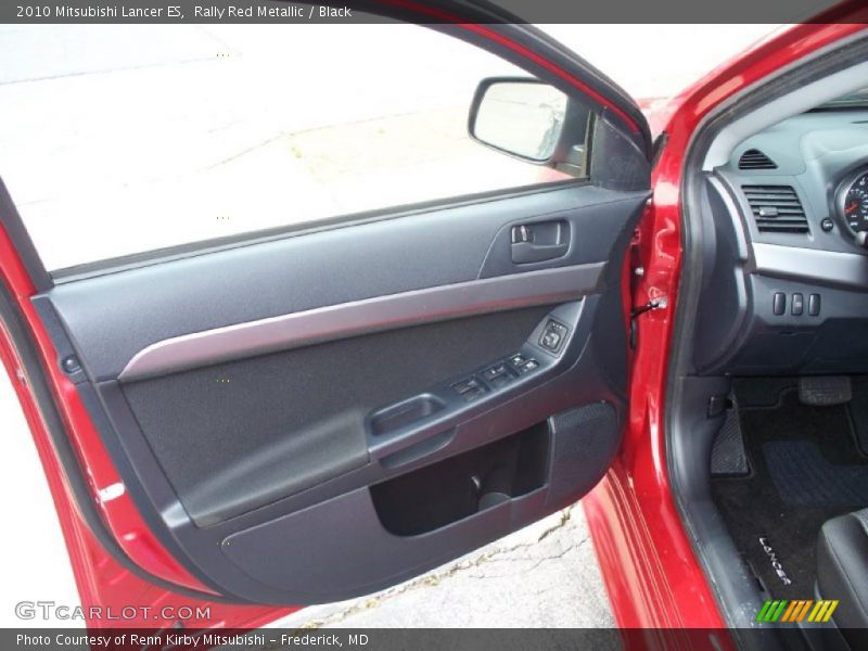 Rally Red Metallic / Black 2010 Mitsubishi Lancer ES