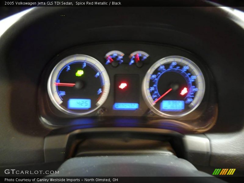 Spice Red Metallic / Black 2005 Volkswagen Jetta GLS TDI Sedan