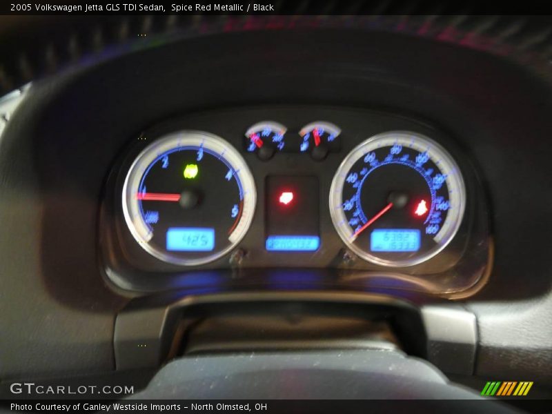 Spice Red Metallic / Black 2005 Volkswagen Jetta GLS TDI Sedan