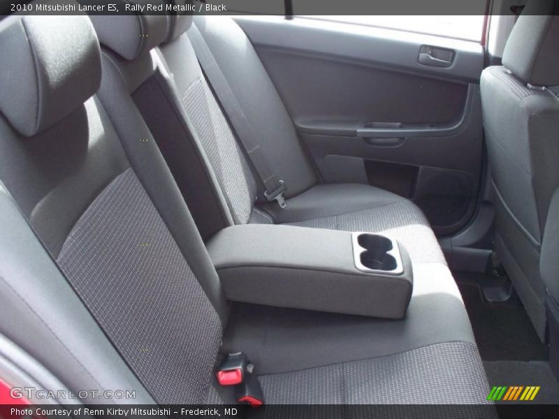 Rally Red Metallic / Black 2010 Mitsubishi Lancer ES