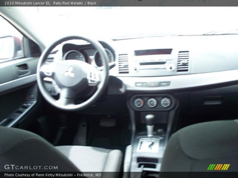 Rally Red Metallic / Black 2010 Mitsubishi Lancer ES
