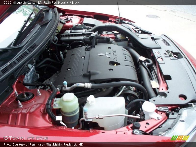 Rally Red Metallic / Black 2010 Mitsubishi Lancer ES
