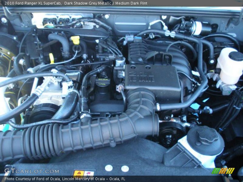 Dark Shadow Grey Metallic / Medium Dark Flint 2010 Ford Ranger XL SuperCab