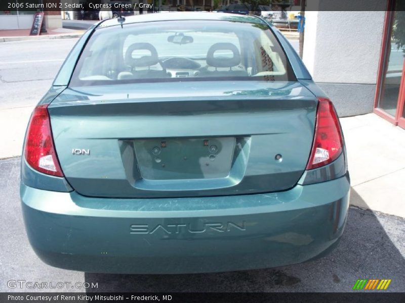 Cypress Green / Gray 2006 Saturn ION 2 Sedan