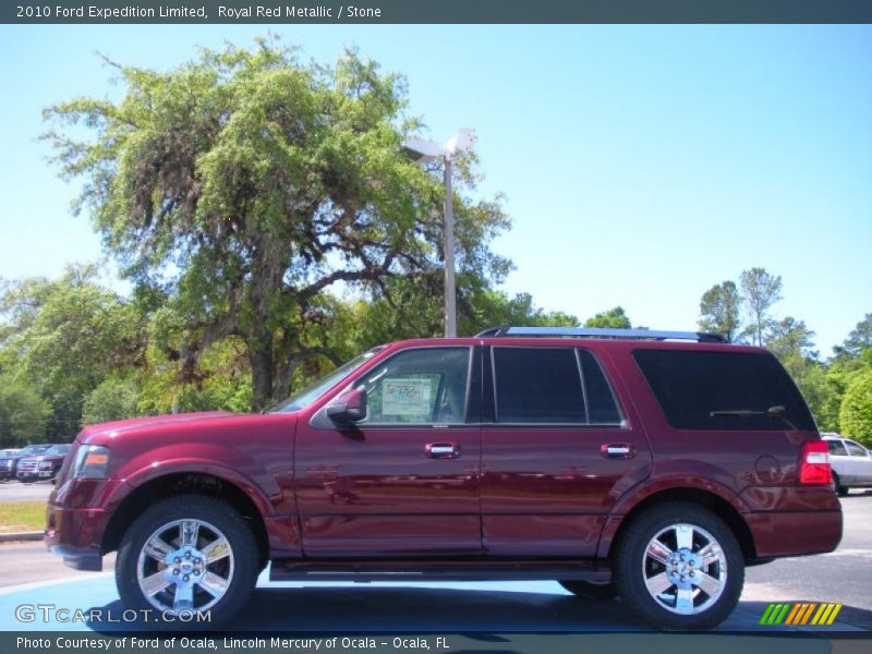 Royal Red Metallic / Stone 2010 Ford Expedition Limited