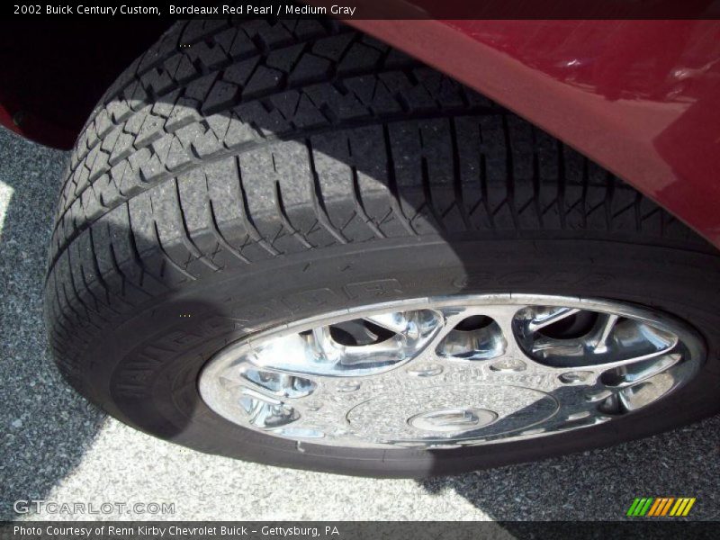 Bordeaux Red Pearl / Medium Gray 2002 Buick Century Custom