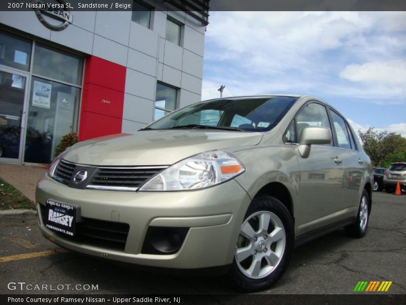 Sandstone / Beige 2007 Nissan Versa SL