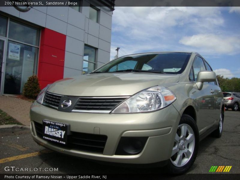 Sandstone / Beige 2007 Nissan Versa SL