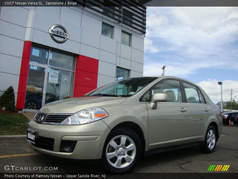 Sandstone / Beige 2007 Nissan Versa SL