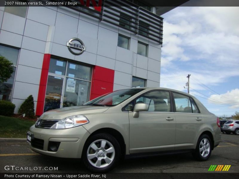 Sandstone / Beige 2007 Nissan Versa SL