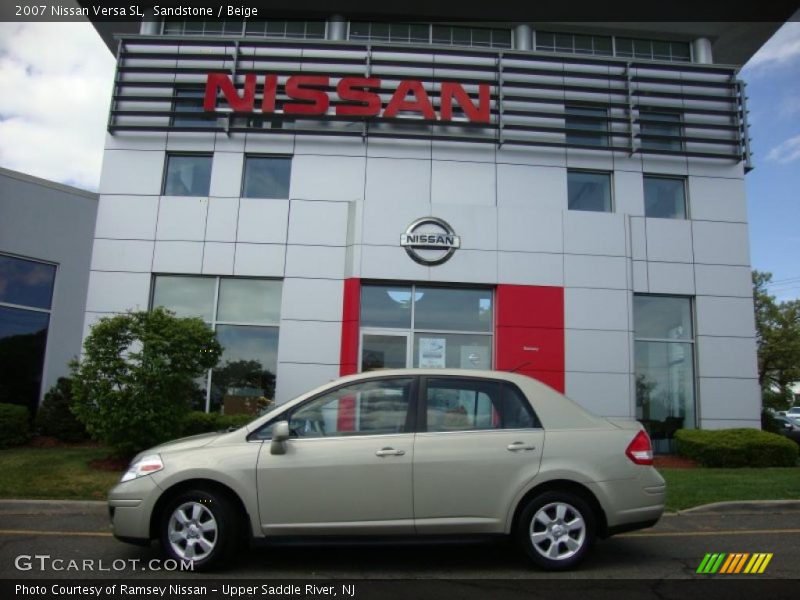 Sandstone / Beige 2007 Nissan Versa SL