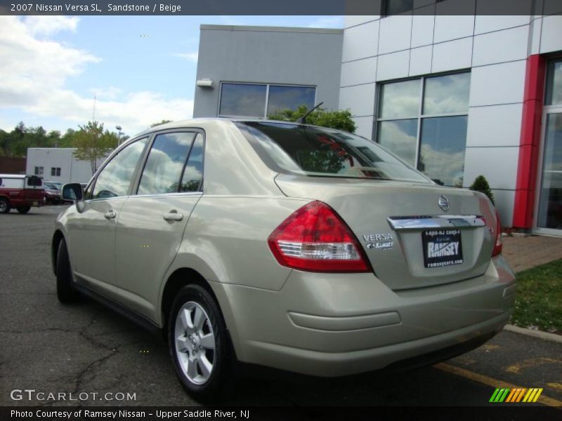 Sandstone / Beige 2007 Nissan Versa SL