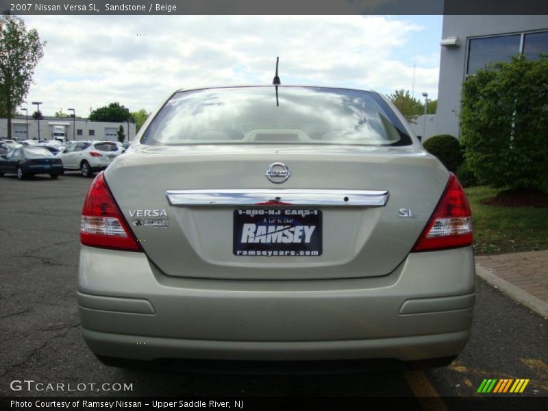 Sandstone / Beige 2007 Nissan Versa SL