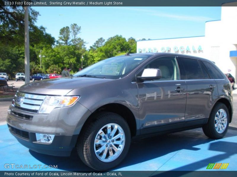 Sterling Grey Metallic / Medium Light Stone 2010 Ford Edge Limited