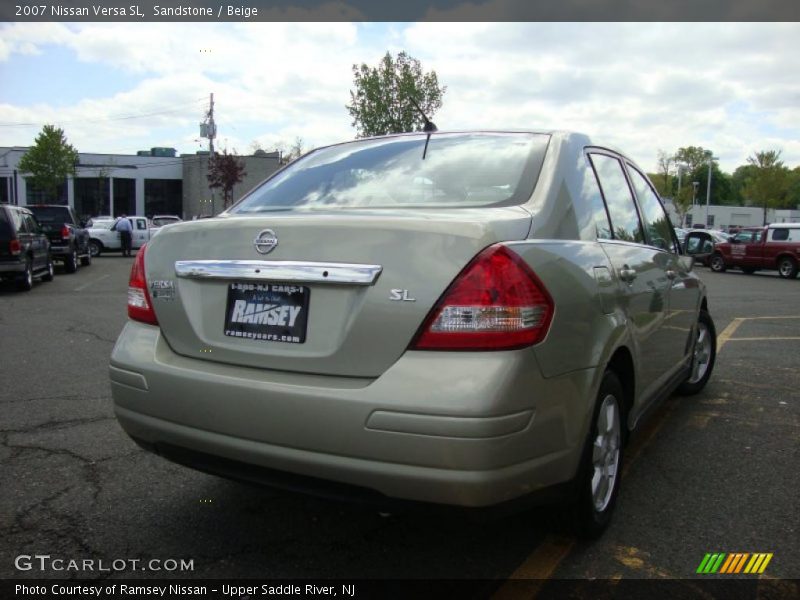 Sandstone / Beige 2007 Nissan Versa SL