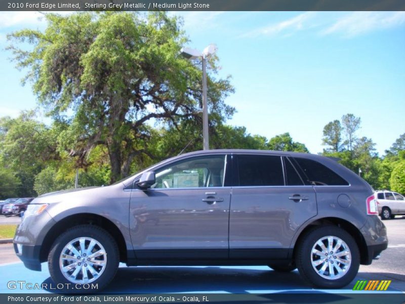 Sterling Grey Metallic / Medium Light Stone 2010 Ford Edge Limited