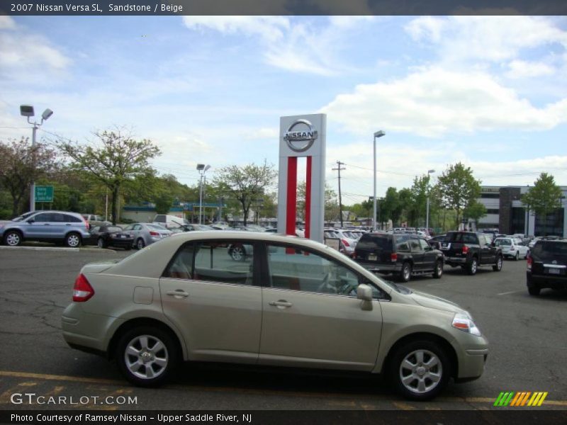 Sandstone / Beige 2007 Nissan Versa SL