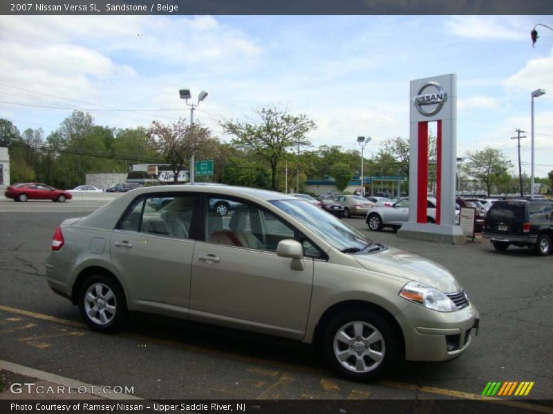 Sandstone / Beige 2007 Nissan Versa SL